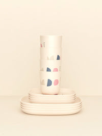 Photo of EKOBO Gusto Side Plate Set (Colour Series - 4 plates) ( ) [ EKOBO ] [ Plates ]