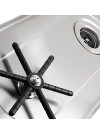 Photo of ESPRESSO PARTS Rinser w/ Side Drain/Rack (381x178mm/15x7in) ( ) [ Espresso Parts ] [ Pitcher Rinsers ]