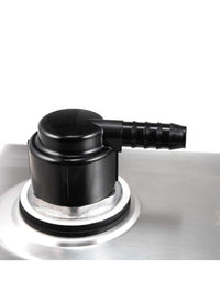 Photo of ESPRESSO PARTS Rinser w/ Side Drain/Rack (381x178mm/15x7in) ( ) [ Espresso Parts ] [ Pitcher Rinsers ]