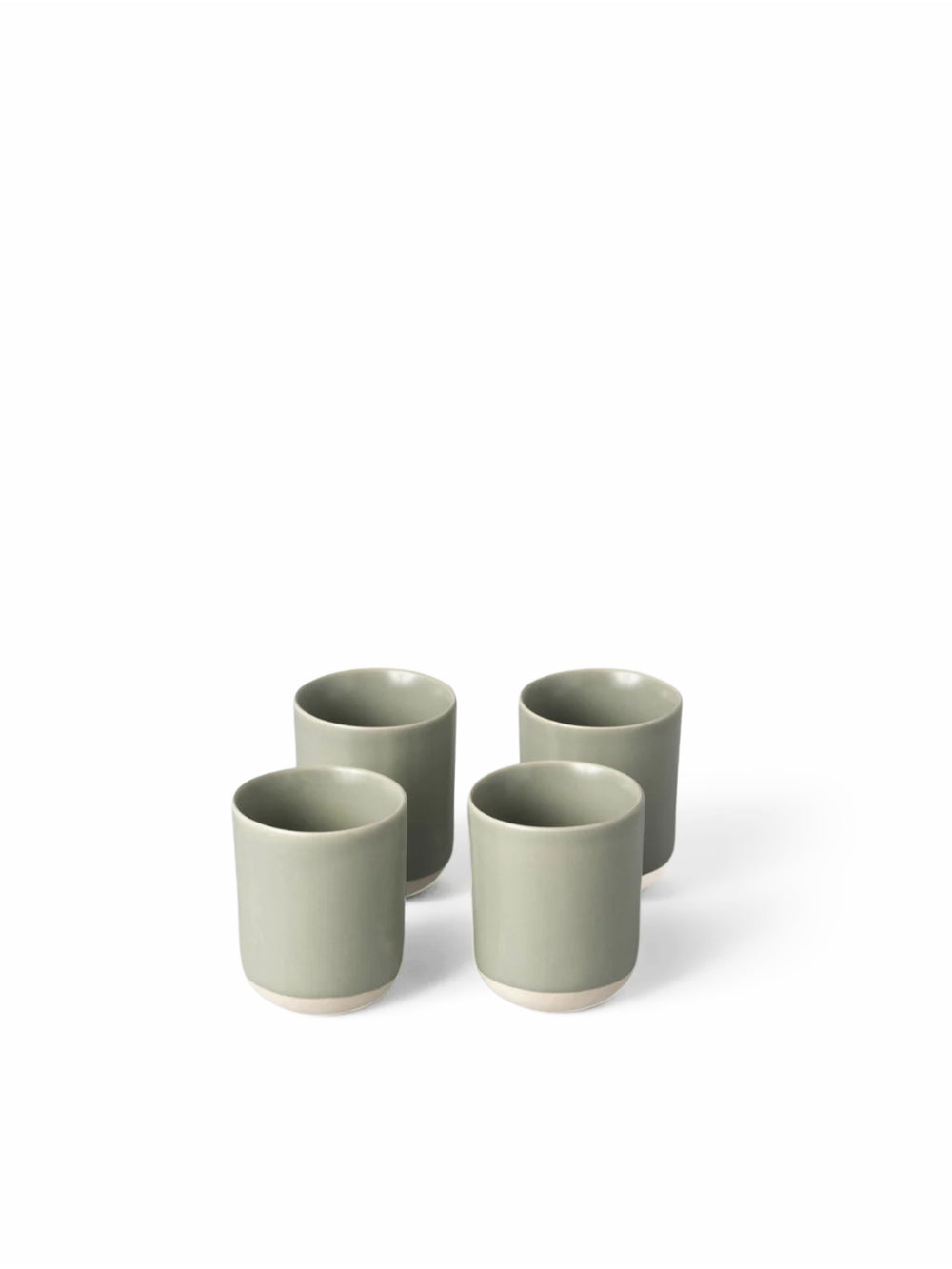 Photo of FABLE The Cappuccino Cups (4-Pack) ( Beachgrass Green ) [ Fable ] [ Coffee Cups ]