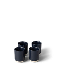Photo of FABLE The Cappuccino Cups (4-Pack) ( Midnight Blue ) [ Fable ] [ Coffee Cups ]