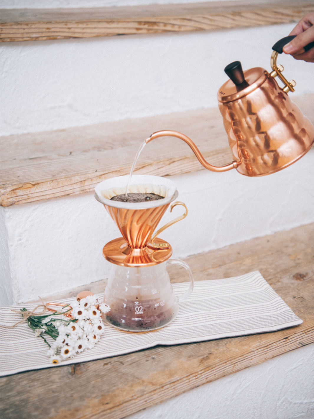 HARIO V60-02 Copper Dripper (Raw)