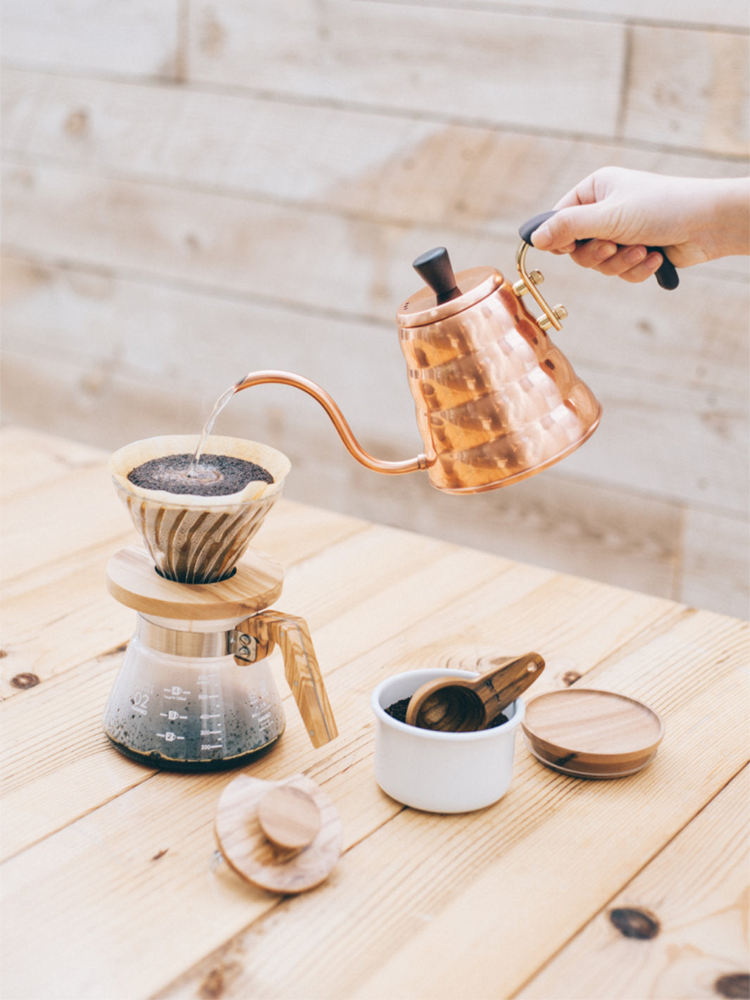 HARIO Copper Buono Drip Kettle (700ml/24oz)