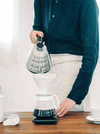 Photo of HARIO V60-02 Ceramic Dripper Set (White) ( ) [ HARIO ] [ Coffee Kits ]