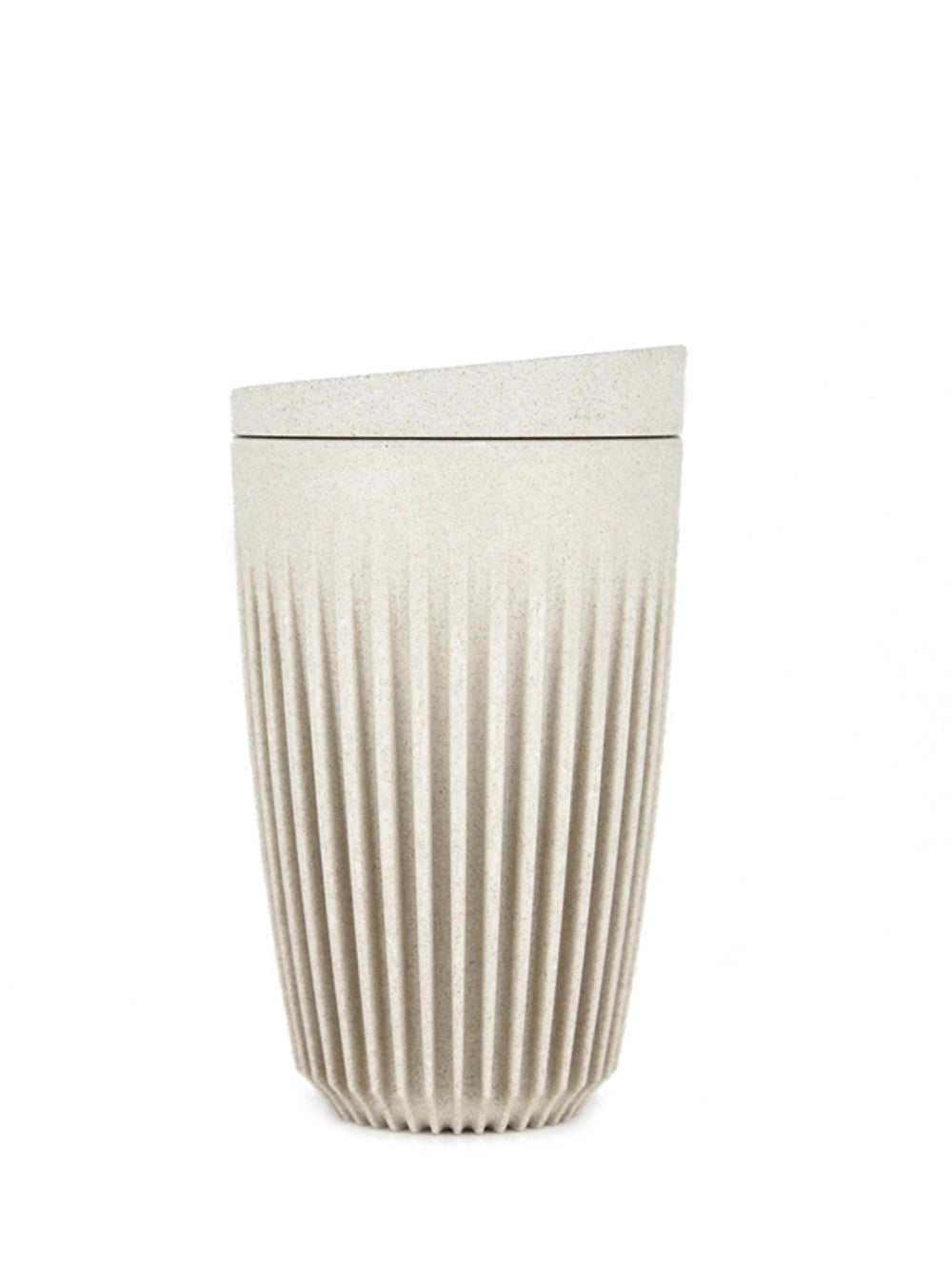 Photo of HUSKEE Original Cup + Lid (355ml/12oz) (Zero Waste) ( Natural ) [ Huskee ] [ Coffee Cups ]