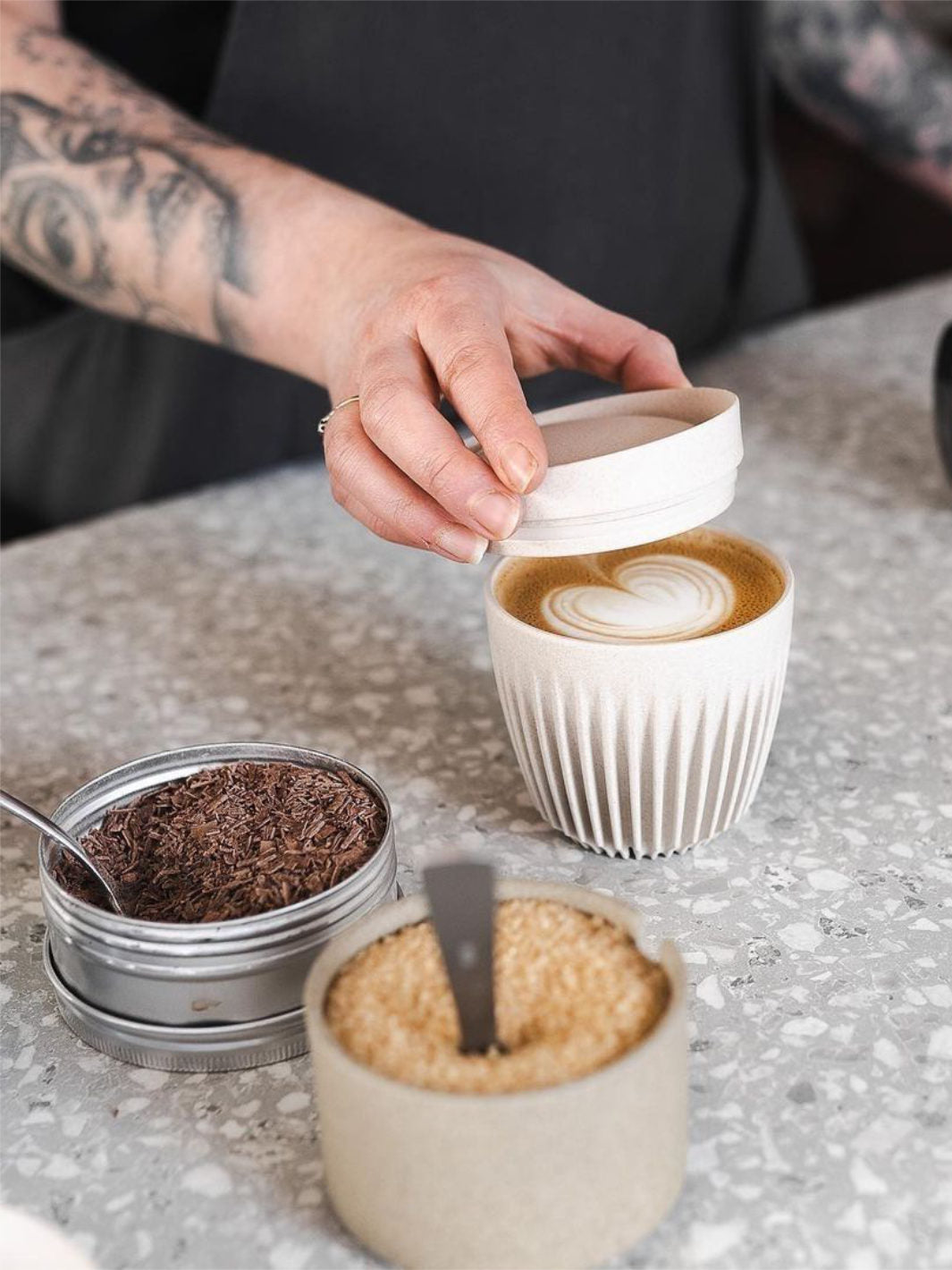 HUSKEE Original Cup + Lid (177ml/6oz) (Zero Waste)