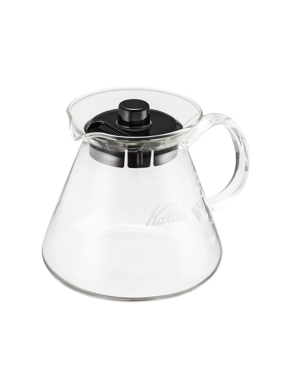 Photo of KALITA Wave Glass Server (500ml/17oz) ( ) [ Kalita ] [ Decanters ]