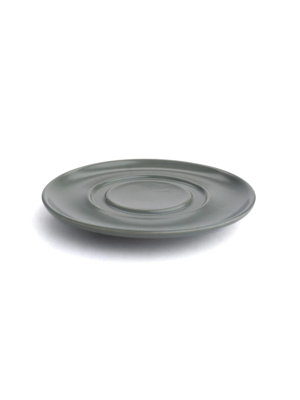 Photo of SAINT ANTHONY INDUSTRIES Reinhart Stoneware Super Saucer ( Nestor Green ) [ Saint Anthony Industries ] [ Saucers ]