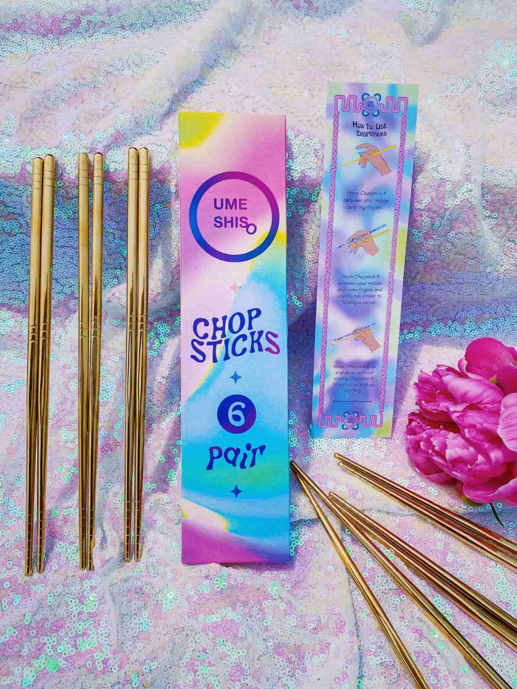 UMESHISO Chopsticks (6-Pairs)